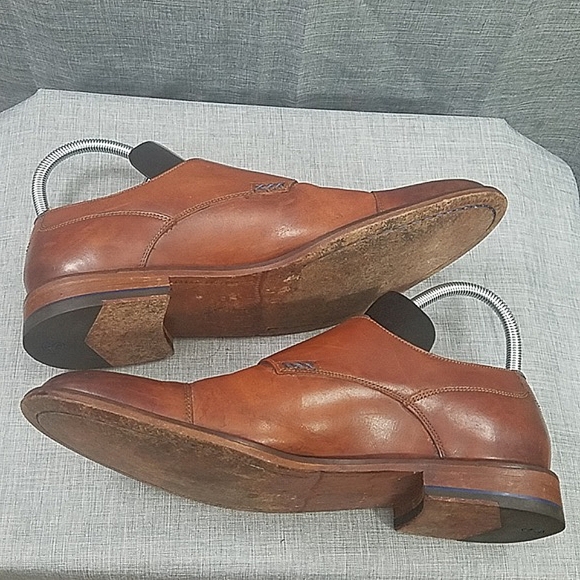 Sweeney London Marston brown leather monk strap Oxford dress shoe men's sz 10M - Picture 5 of 12